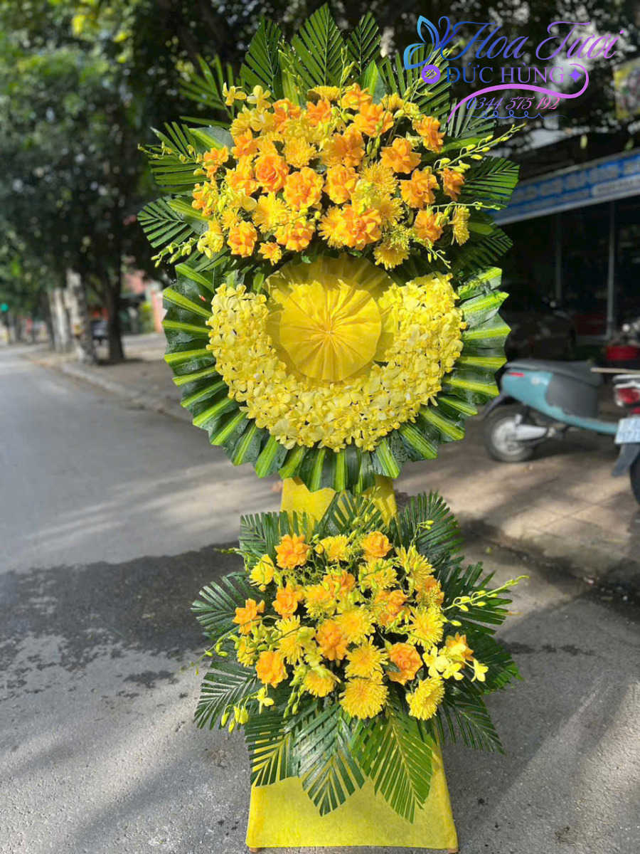 Hoa Viếng Đám Tang HCB004